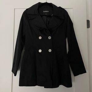 Black trench coat
